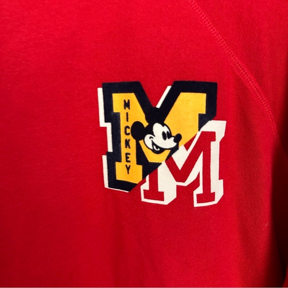GAP x Disney Mickey Mouse Red Sweatshirt - Picture 2 of 8
